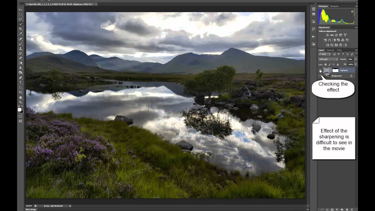 HDR tonemapping with Oloneo PhotoEngine