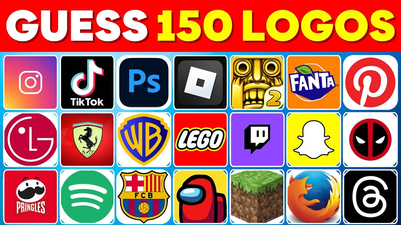 Guess the Logo in 3 Seconds 🥇 150 Famous Logos | Logo Quiz 2024 | GlamQuiz