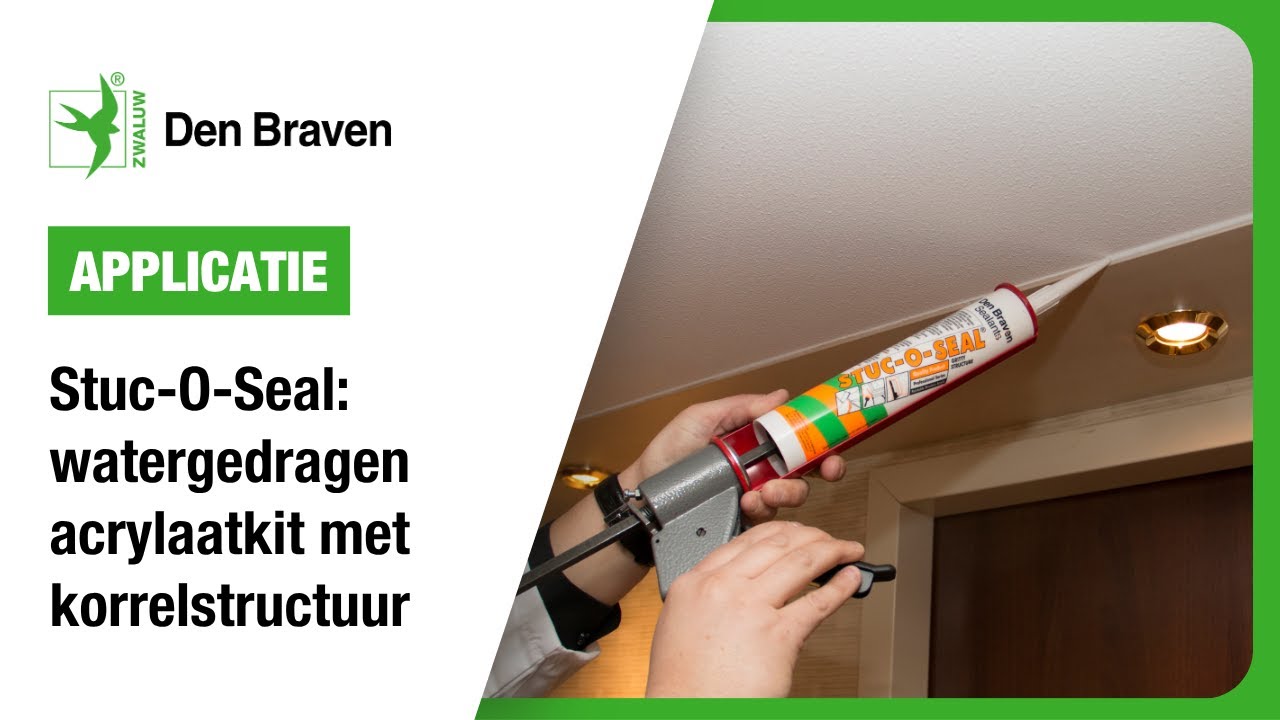Zwaluw Den Braven Stuc-O-Seal: acrylaatkit met korrelstructuur| Applicatie | Bostik Benelux