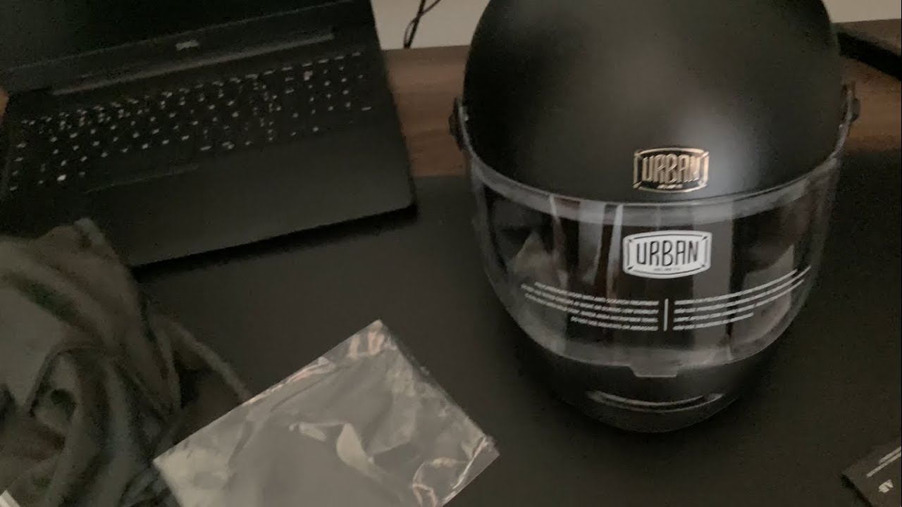 Unboxing Capacete Urban Helmets BIGBORE S DOUBLE D MATTE BLACK