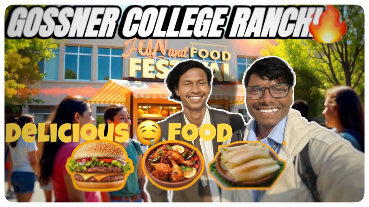 Fun and food festival 🌭🔥GOSSNER COLLEGE Ranchi / FOOD Festival in college/College vlog@SuBooHere