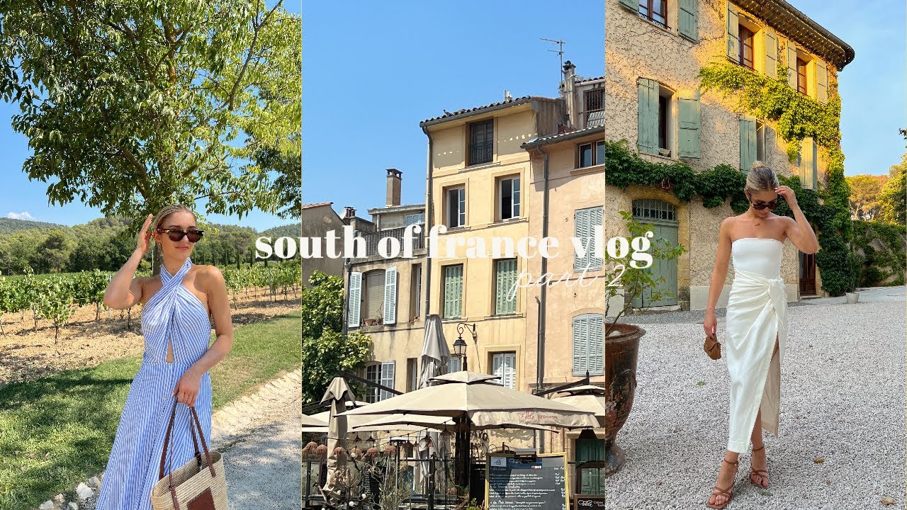 SOUTH OF FRANCE VLOG PART 2 | AIX-EN-PROVENCE, WINE TASTING & THE MOST BEAUTIFUL HOTEL