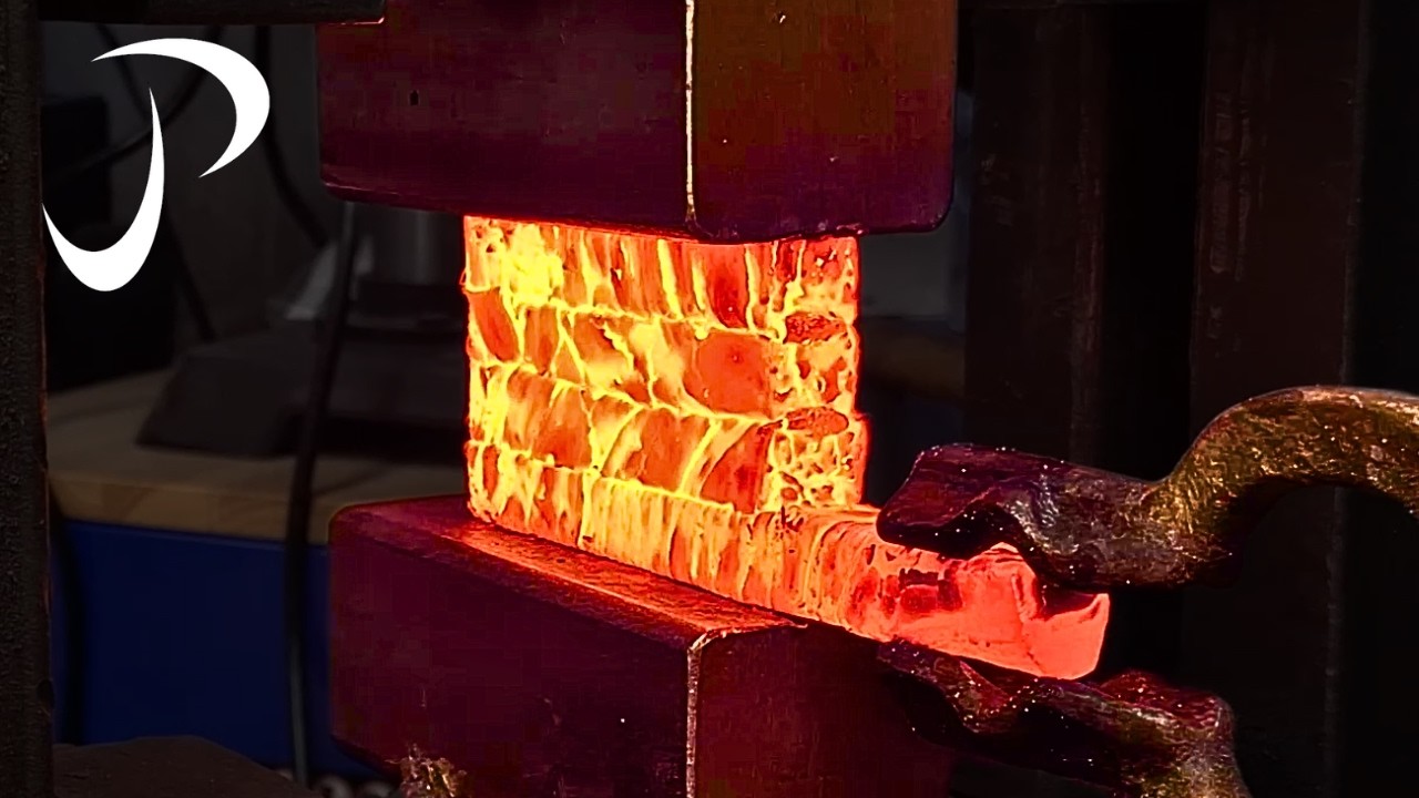 Making a Turkish Twist Damascus Chef Knife