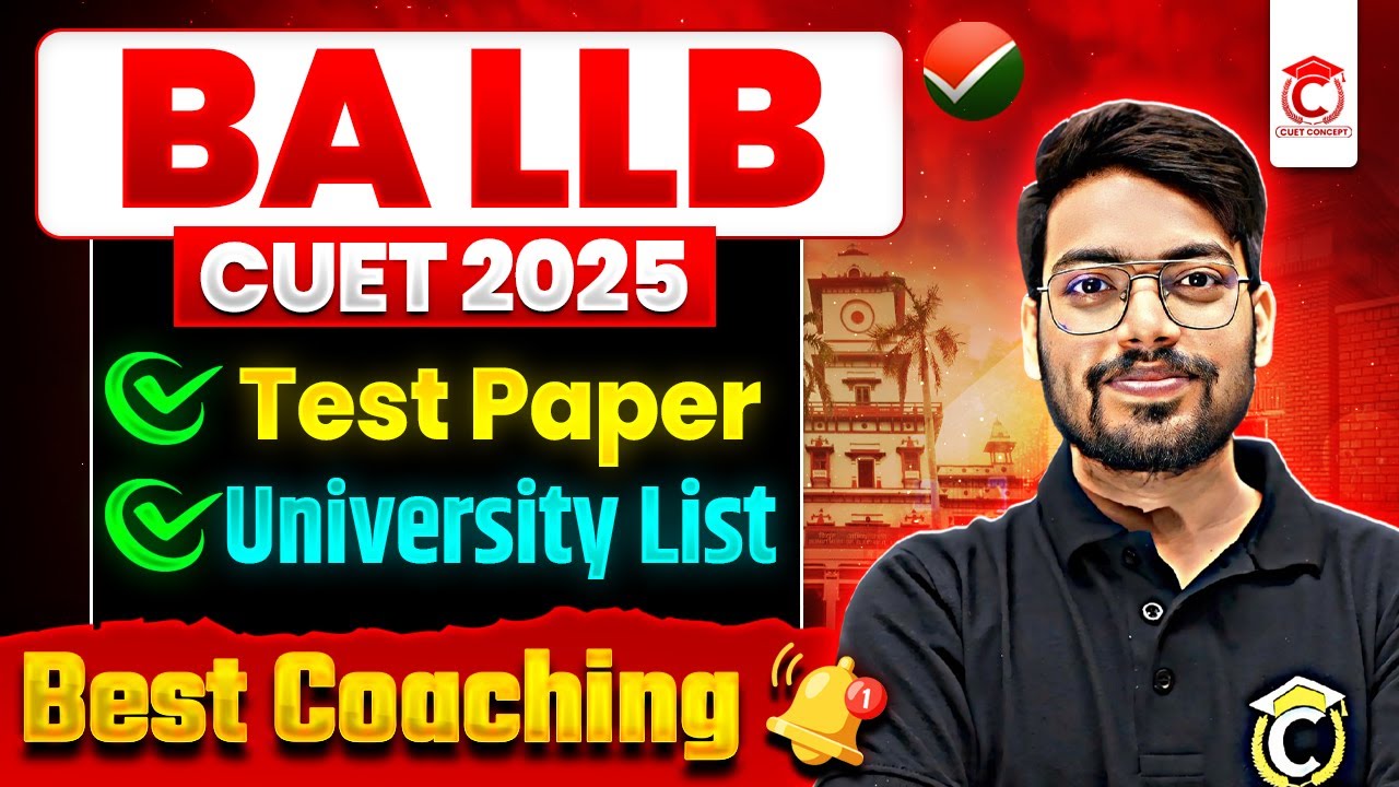 CUET BA LLB 2025 New Syllabus | Eligibility Criteria for All University | CUET BA LLB Crash Course📝