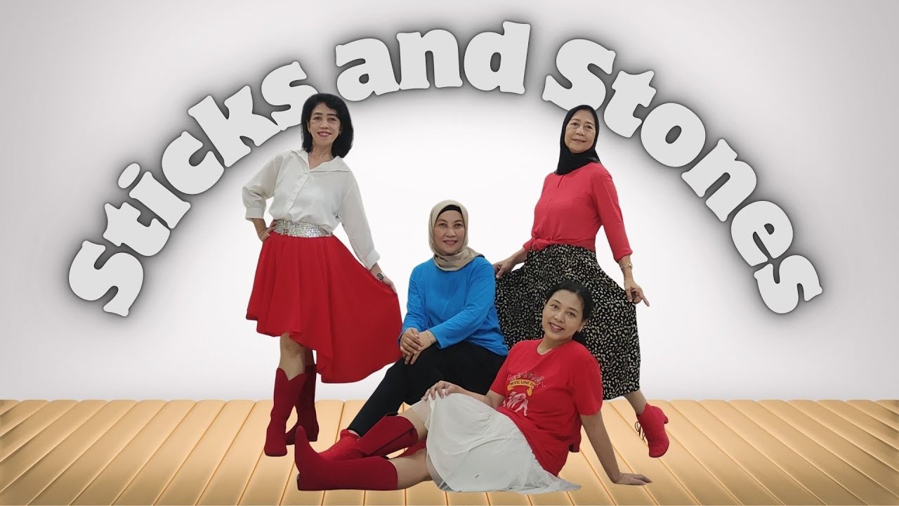 Sticks and Stones - Line Dance - Maddison Glover, Simon Ward (AUS) & Niels P (DK) - October 2025