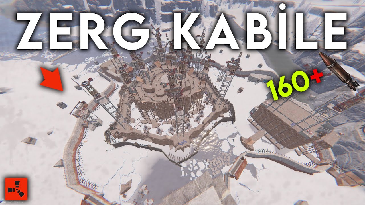 DEVASA ZERG BASEYE 160 ROKET İLE RAİDE GİTTİK.!! (OFFİCİAL) -Rust Türkçe