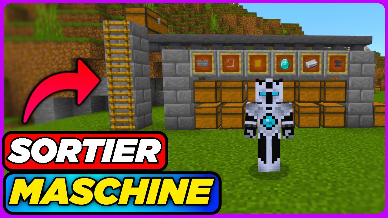 SCHNELL und EINFACH Automatisches Lager Bauen! Minecraft Bedrock 1.20