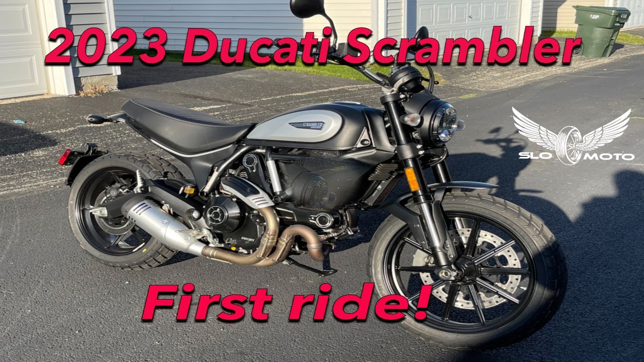 First ride review 2023 Ducati Scrambler Icon Dark!