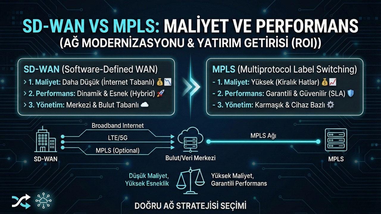SD-WAN vs MPLS: Maliyet ve Performans Karşılaştırması