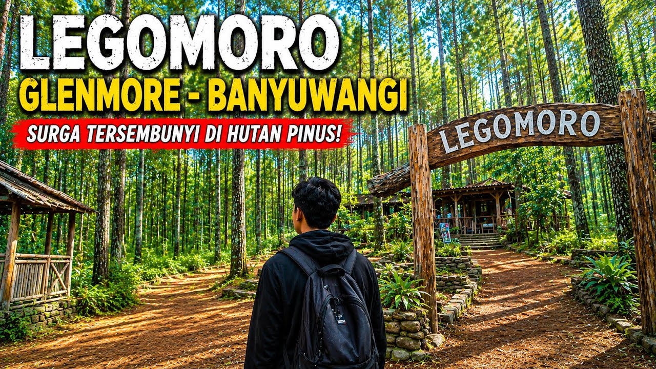 Legomoro Tempat Refresing di Kedalaman Hutan Pinus | Glenmore Banyuwangi
