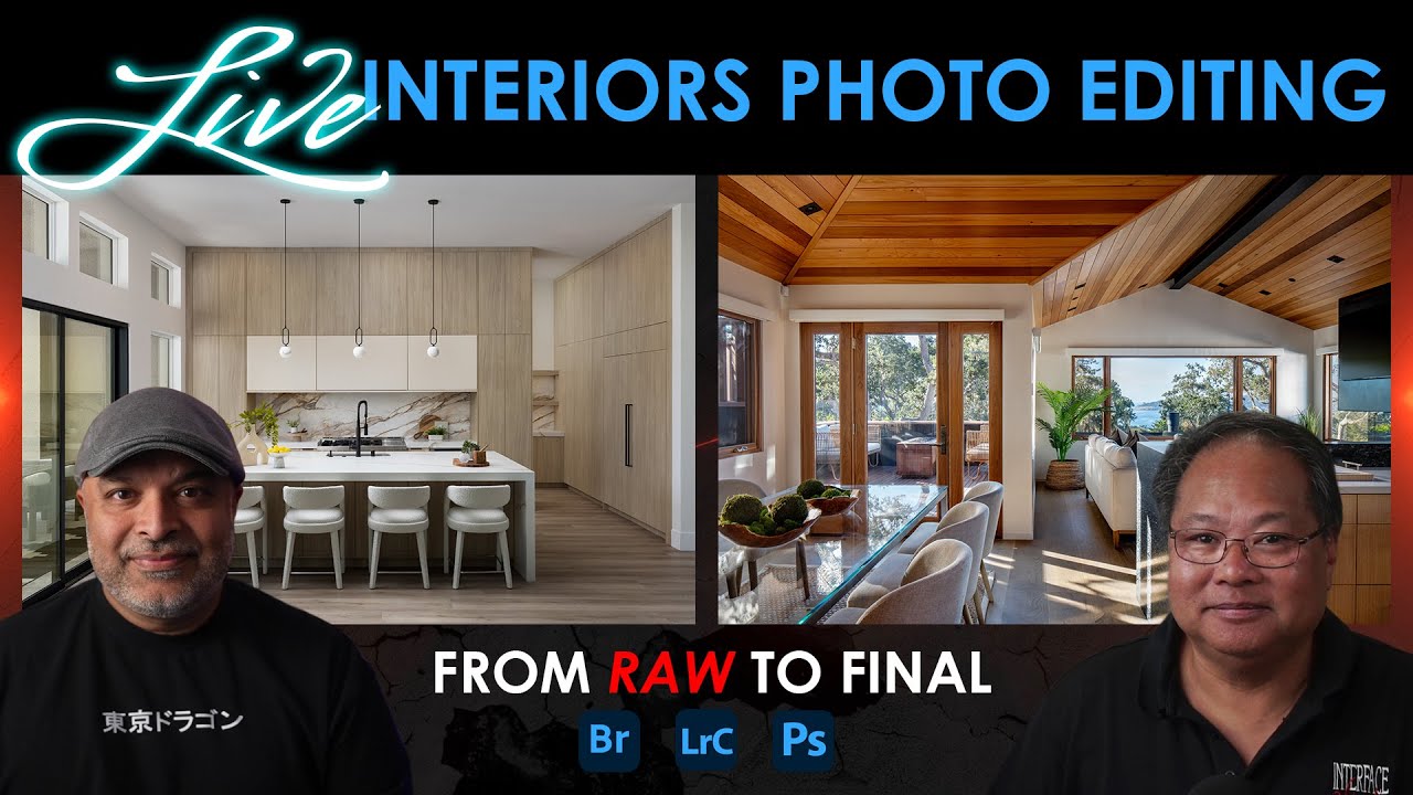 From RAW to Final: Two Pro Photographers Edit Interior Photos Live