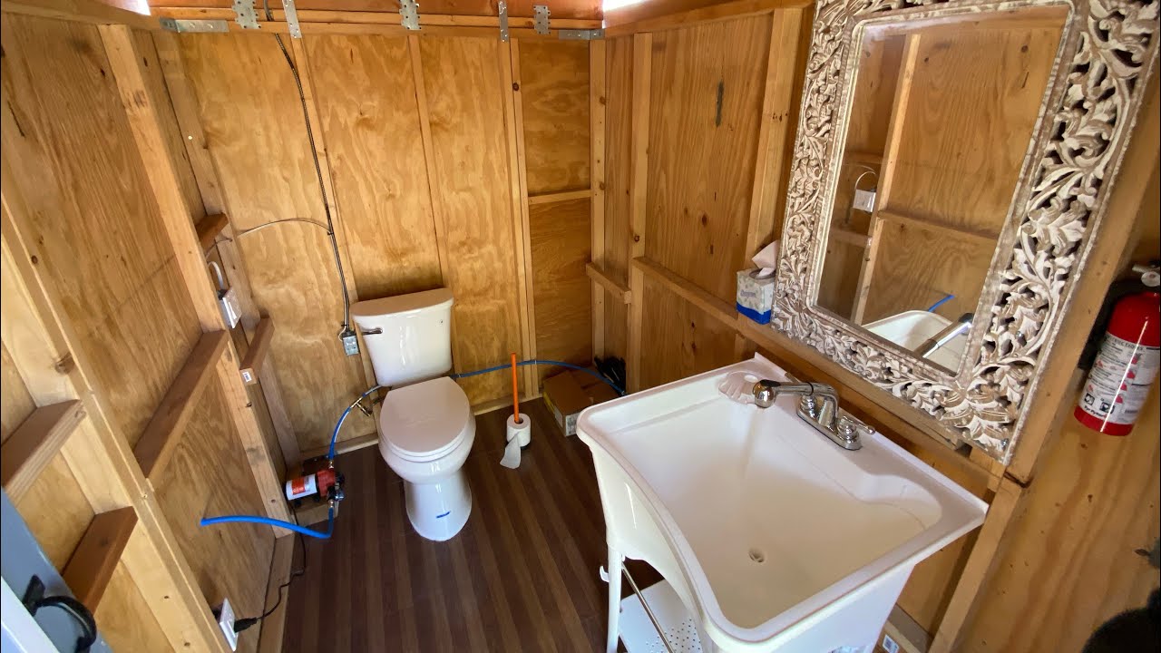 From Shed to Off-Grid Bathroom, part 2