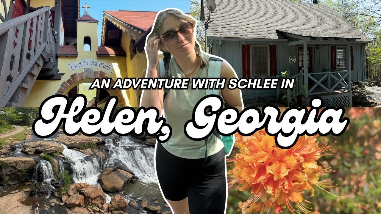 What to Do in Helen, Georgia | Anna Ruby Falls, Restaurants, Gold Mine, & More! | Vacation Vlog