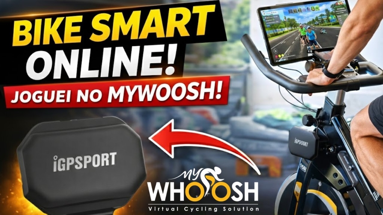 COMO DEIXAR SUA BIKE SPINNING SMART! Testei nos Apps 😱 (My Woosh)