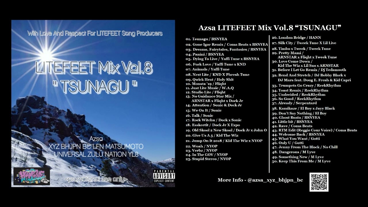 Azsa LITEFEET Mix Vol.8 “Tsunagu”