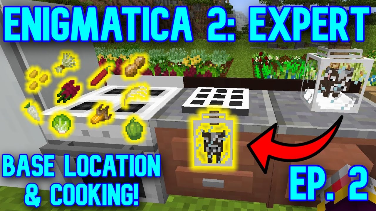 Finding a Place to Build & Doing some Cooking! | Minecraft: E2E ep.2
