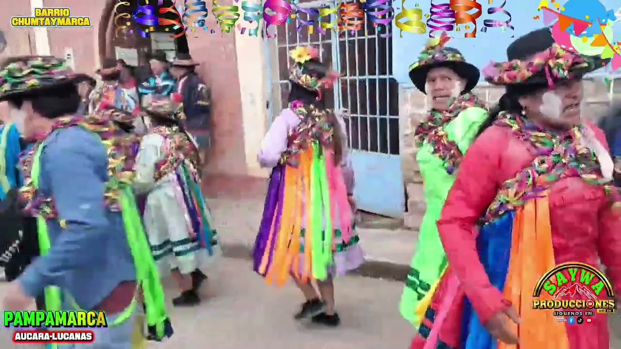 🎊🥳Chimaycha Pukllaycha De Pampamarca Barrio Chumtaymarca🥳🎻