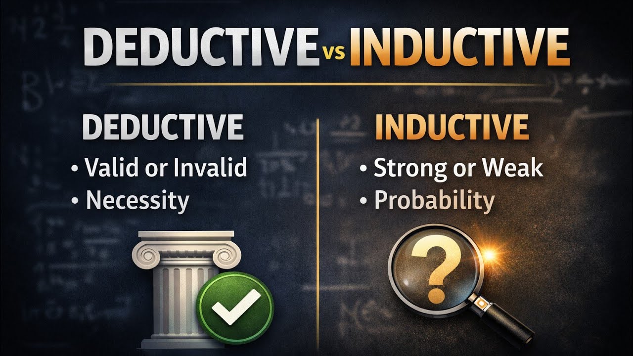 3 | Deductive vs Inductive Arguments | Validity, Truth & Soundness (Logic Explained)