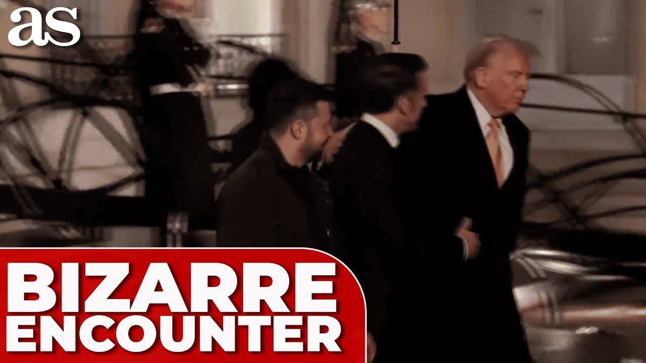TRUMP, MACRON, and ZELENSKI'S bizarre encounter before NOTRE DAME reopening