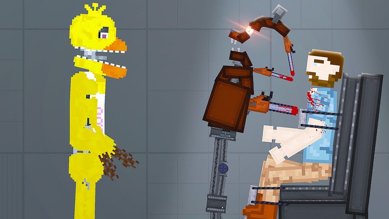 FNAF Torturing Device против Ragdolls — Моды для People Playground