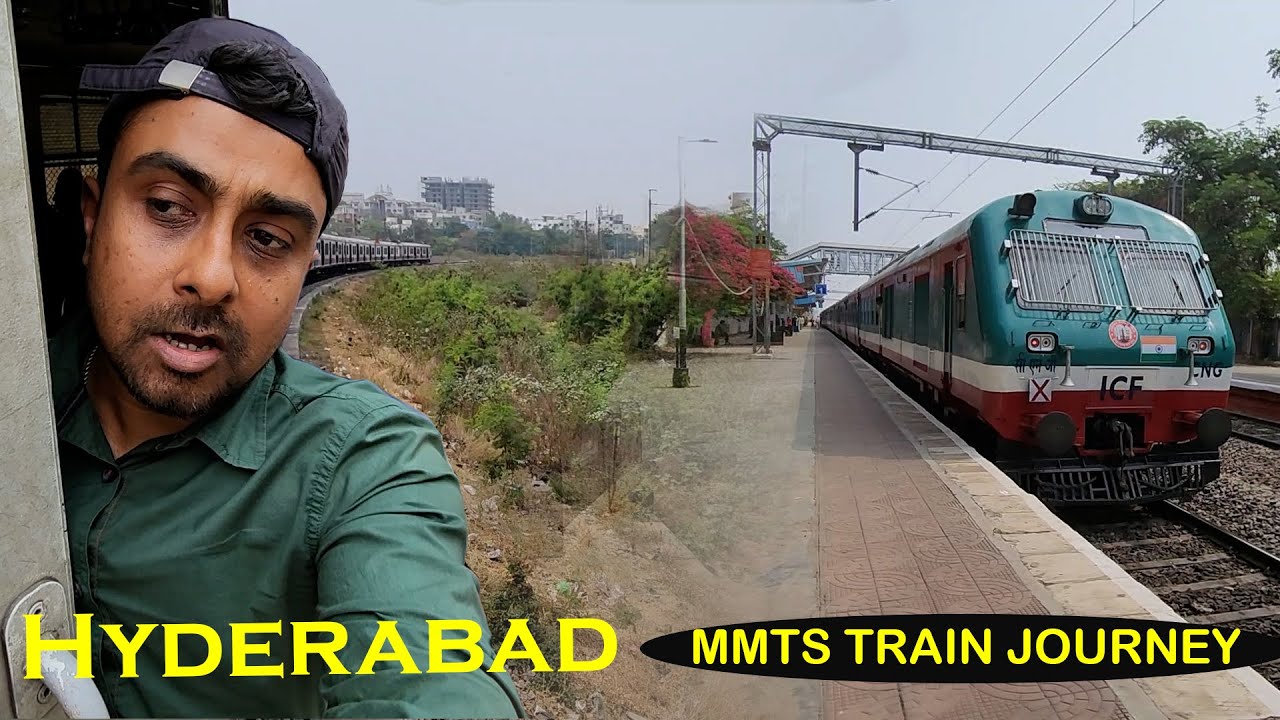 Falaknuma to Lingampally MMTS Train journey // Hyderabad local train journey vlogs @salesman006