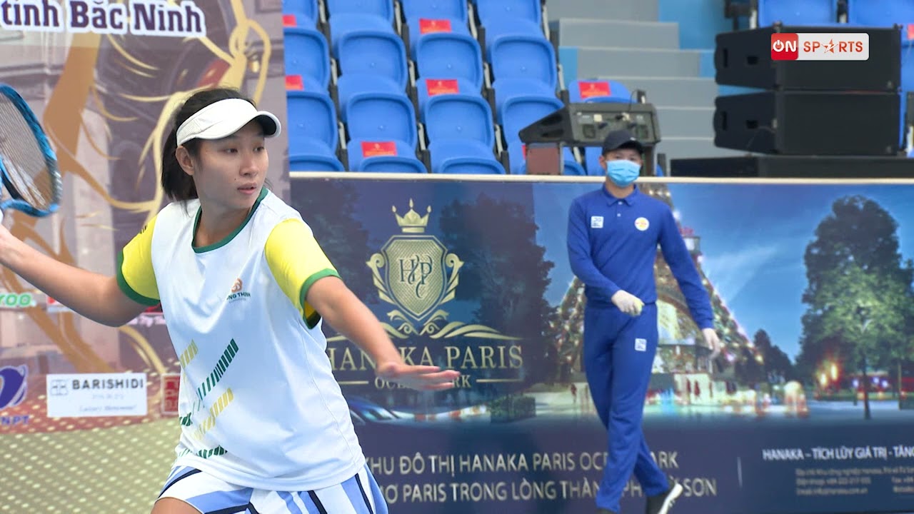 GIẢI QUẦN VỢT VĐQG CÚP HANAKA 2021 - CHUNG KẾT ĐÔI NỮ