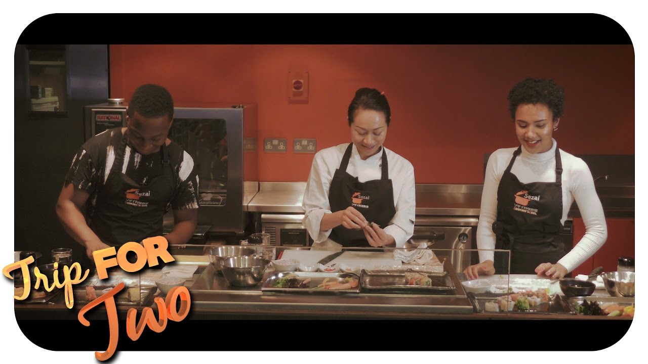 TRIP 4 TWO - SOZAI COOKING SCHOOL // CALIFORNIA ROLL URAMAKI PART 3