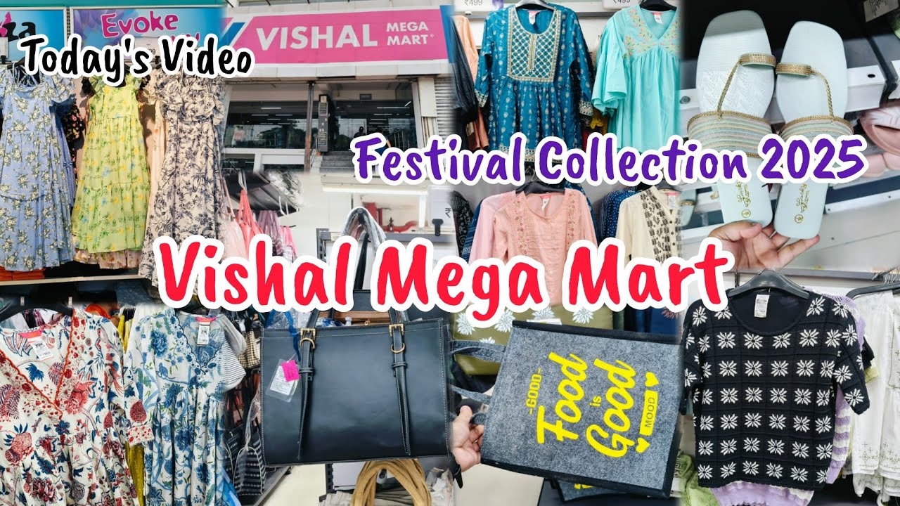 Vishal Mega Mart 🛒 Sale 📣 2025 | ₹99 T-shirts 👕 Dresses 👗 Handbags 👜 Footwear 👢Collection 🔥 #lucknow