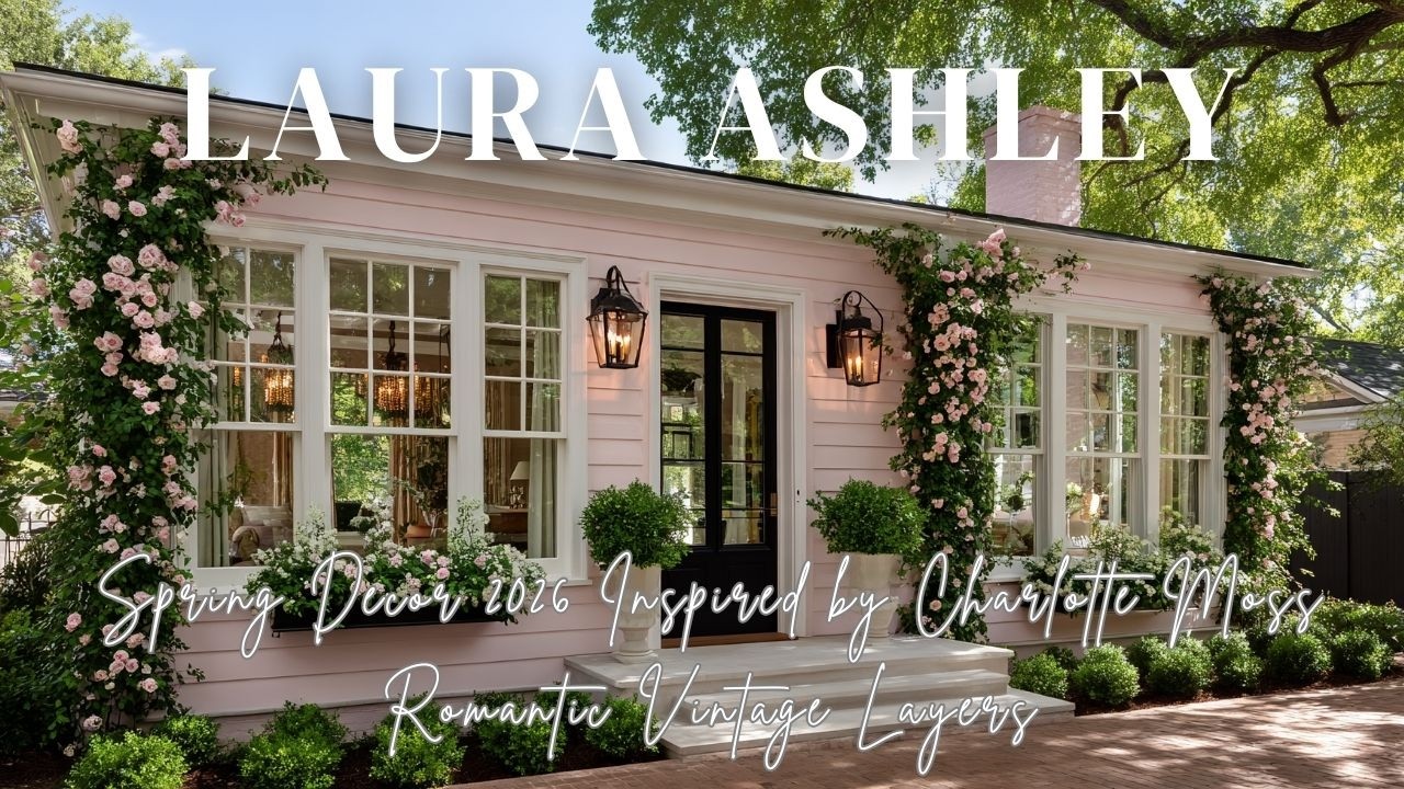 Laura Ashley Spring Decor 2026 Inspired by Charlotte Moss  Romantic Vintage Layers