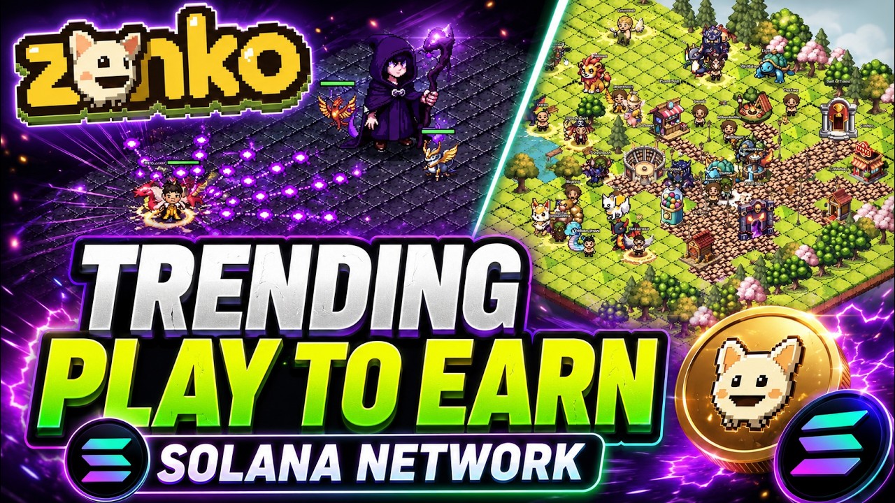 TRENDING SOLANA GAMES (NO BS REVIEW) | Zenko Play to Earn