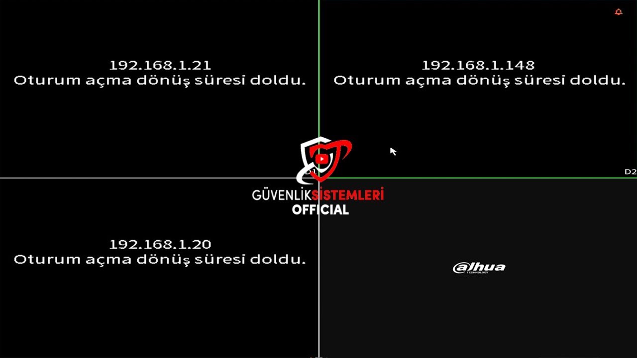 Dahua ip kamera sistemi oturum açma süresi doldu arızası