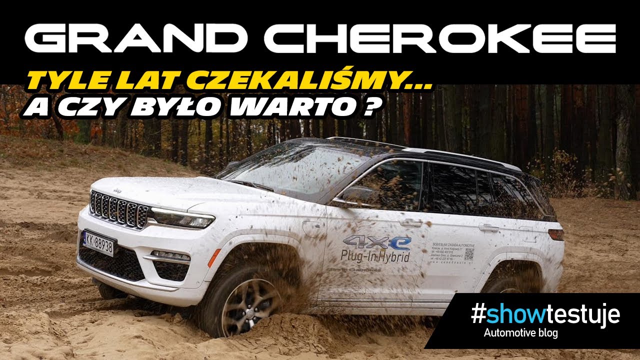 Jeep Grand Cherokee Summit 4xe 380 KM (2023) - testujemy w piasku! [ #showtestuje ] TEST PL 4K