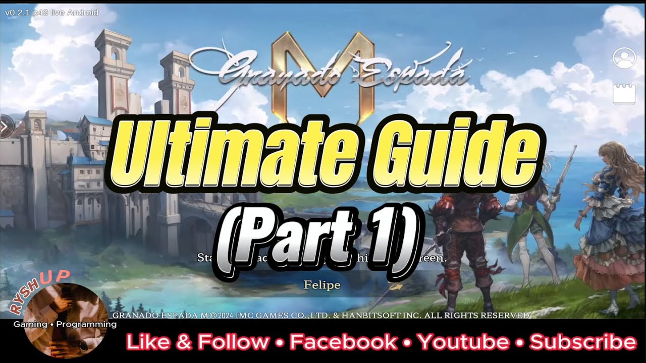 Granado Espada Mobile: Ultimate Beginner's Guide - Part 1 (Tagalog)