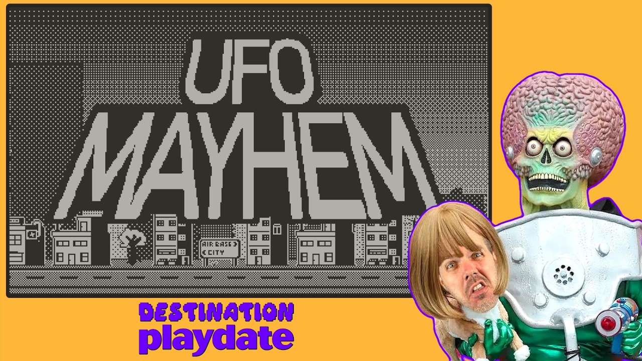 UFO Mayhem - Playdate gameplay + impressions