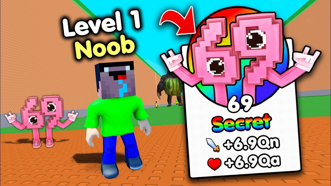 ICH starte als ein NOOB, aber mit OP SECRET in Roblox Escape Guards to Steal Brainrots!