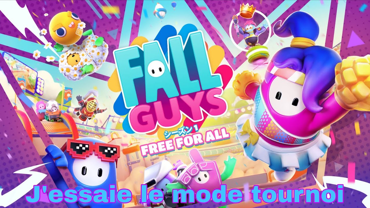 J'essaie le mode tournoi sur Fall Guys