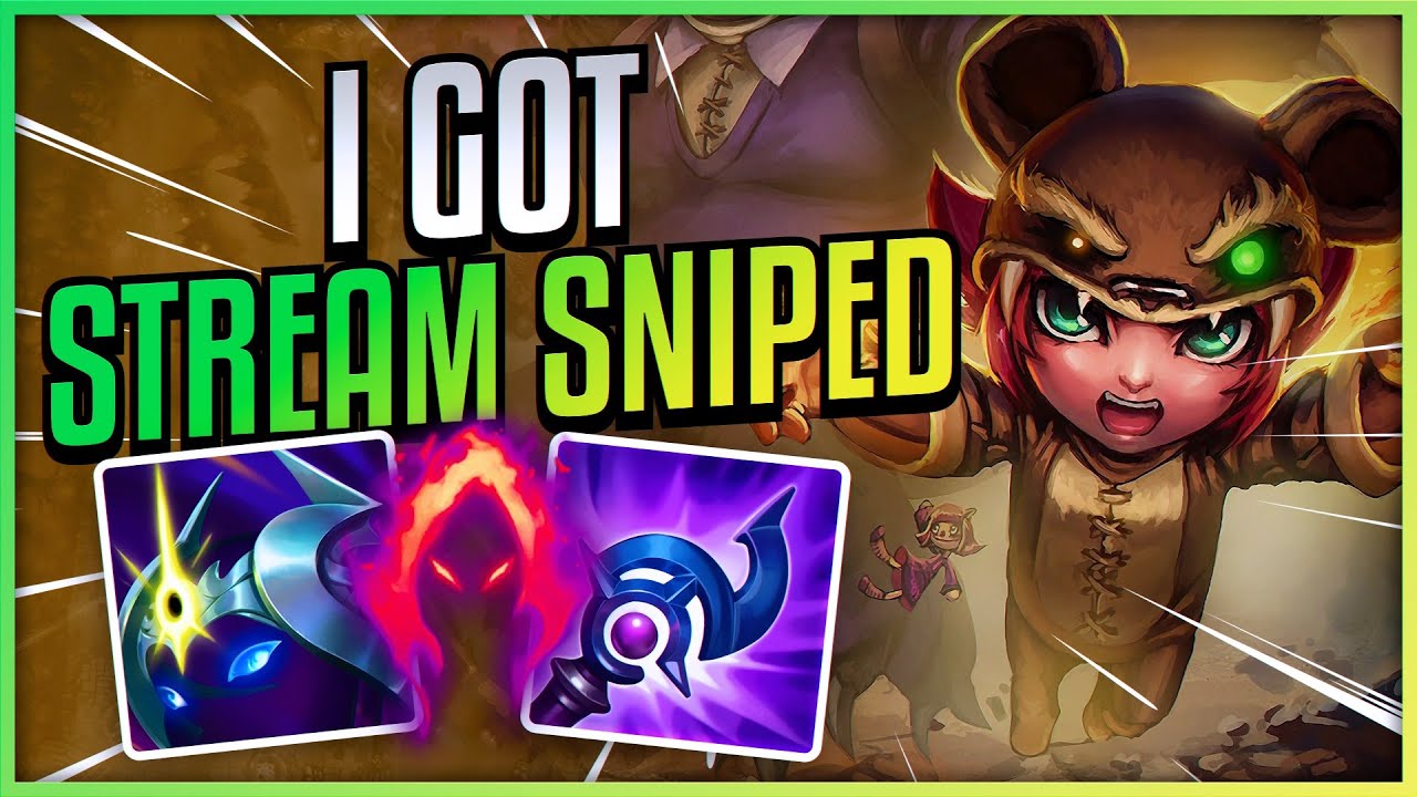 I Got Stream Sniped And This Is What Happened...🙄 | League of Legends