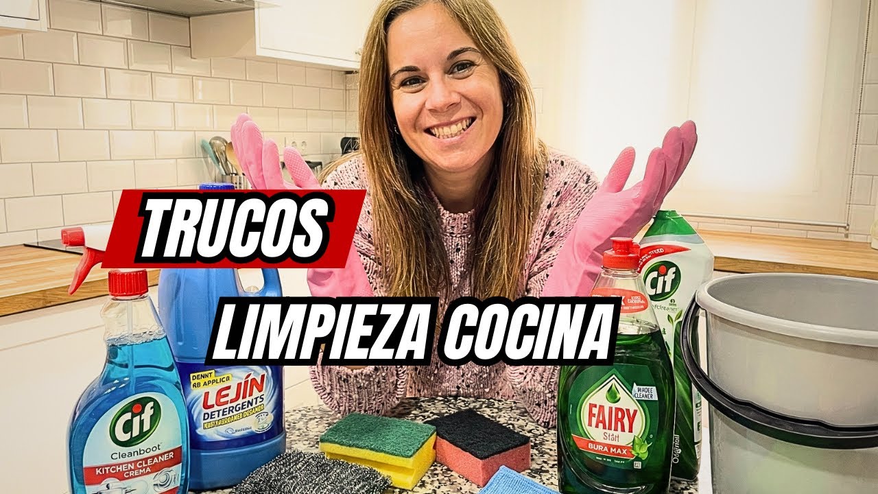 MIS TRUCOS DE LIMPIEZA CON MIS 5 PRODUCTOS FAVORITOS PARA LA COCINA