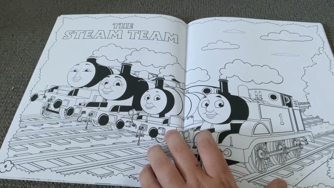 2025 Thomas Colouring Book