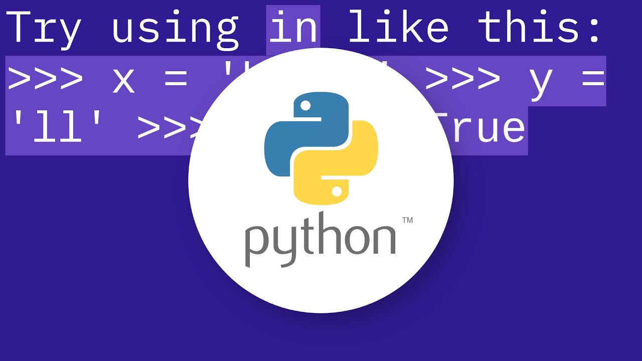 How do I check if a given Python string is a substring of another one?