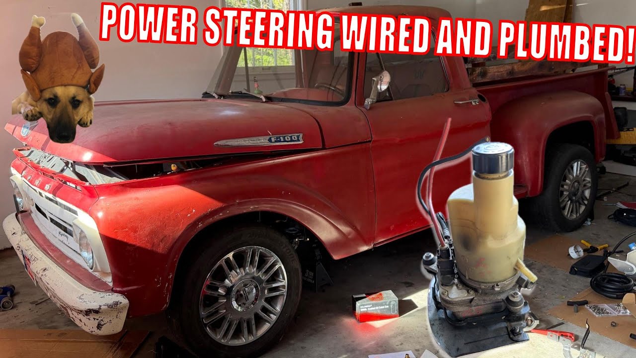 F100 Power Steering: Wiring and Plumbing Volvo EPS Pump