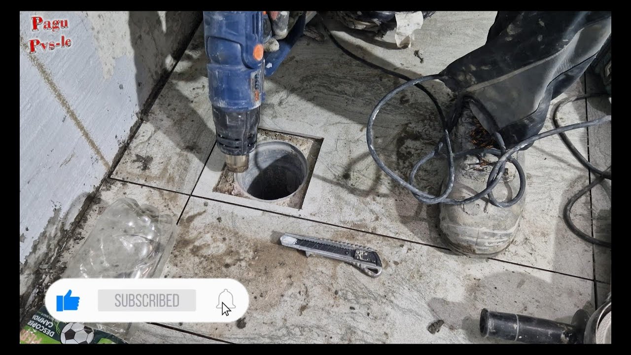 Sifon pardoseala! O metoda de montaj precis! #003