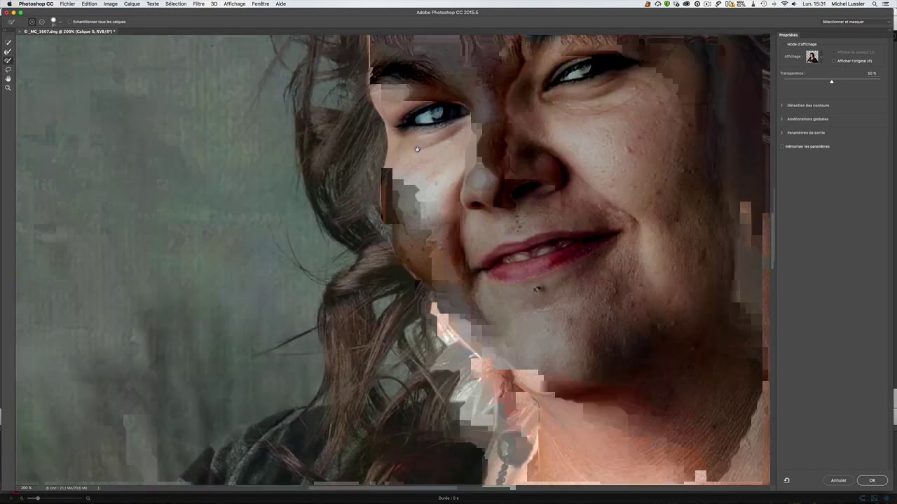 Améliorer contours