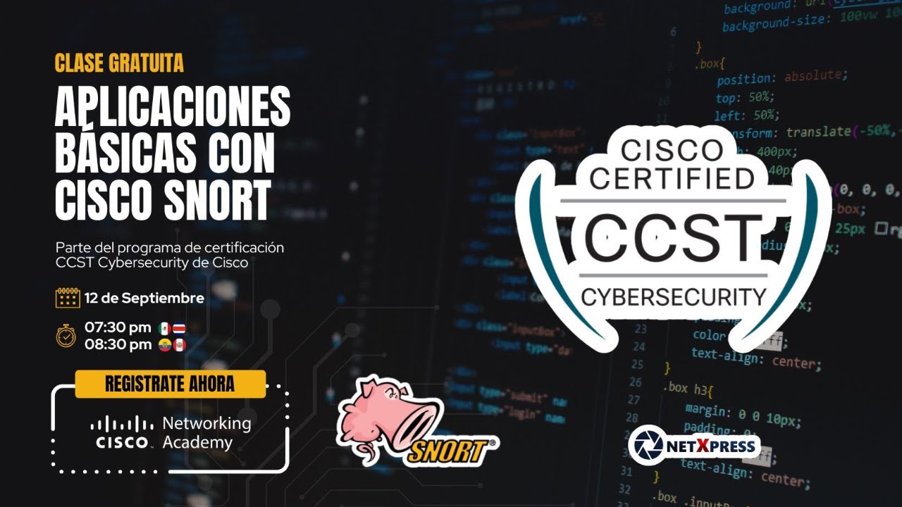 Aplicaciones Básicas con Cisco SNORT 🐽🔒