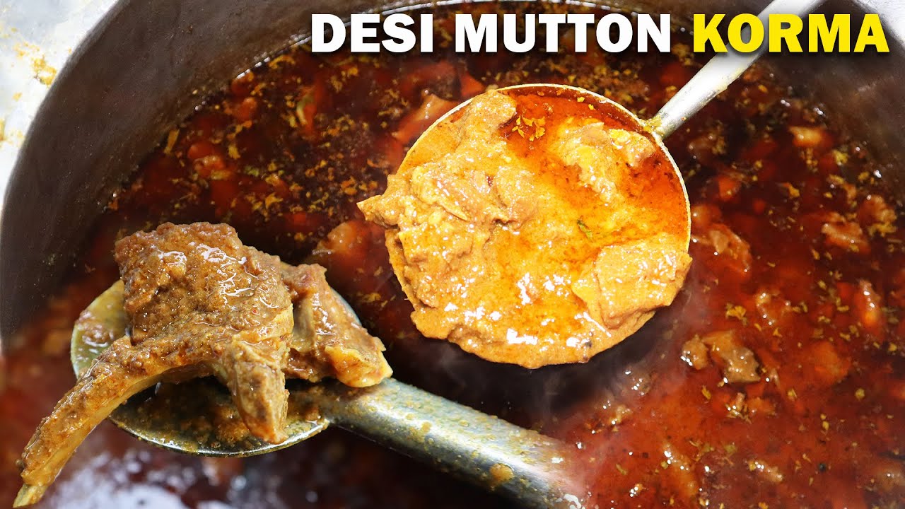 Shadiyo Wala Desi Mutton Korma ki Making 🐐 | शादी का मटन कोरमा | Zainab CookHouse