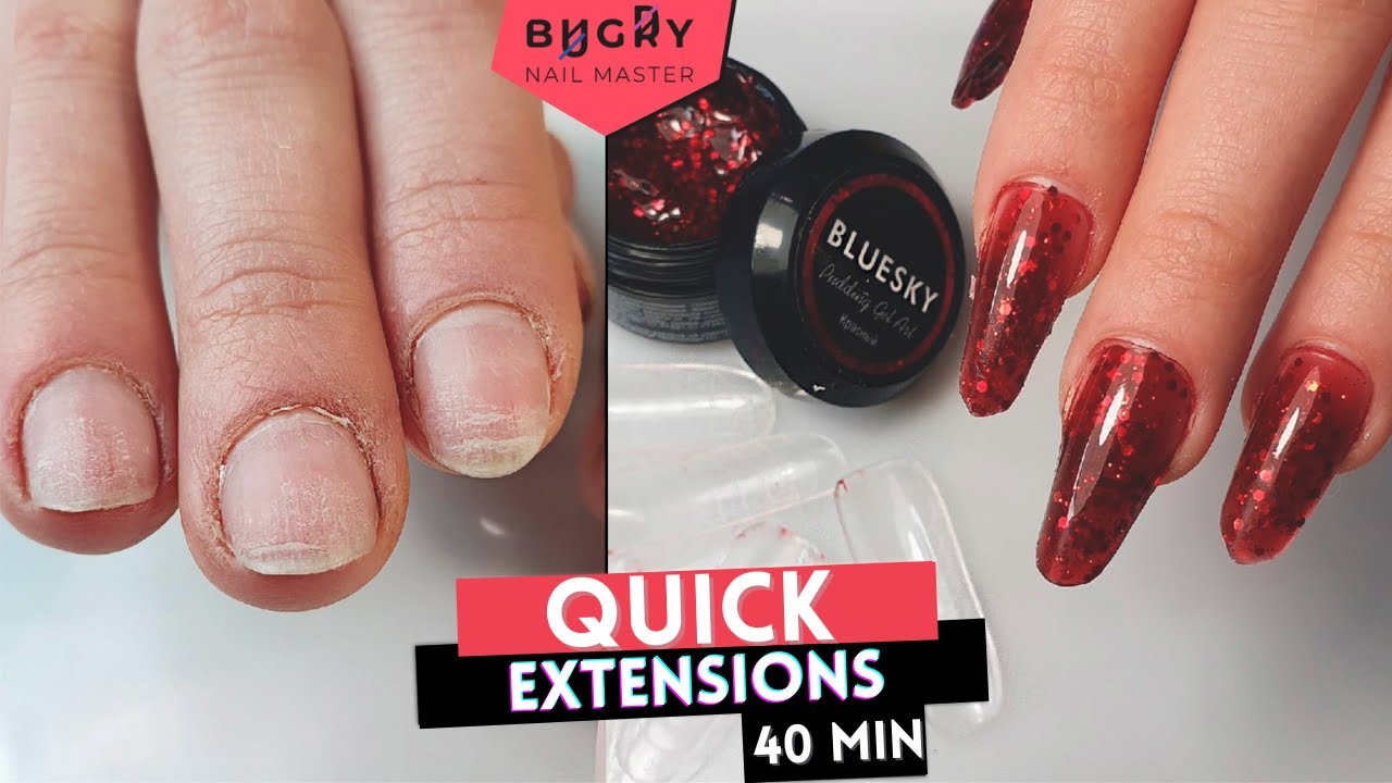Extensions In Only 40 Minutes! | Using Polygel & Dual Forms
