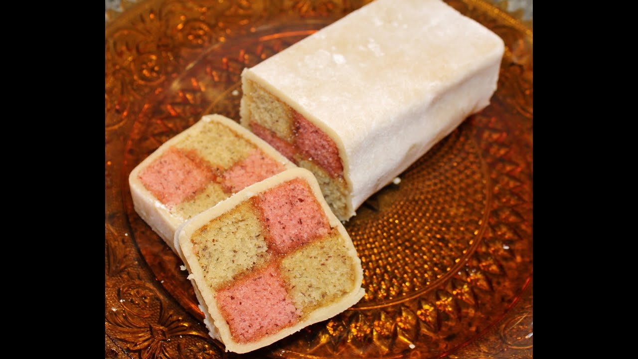 Making Battenberg Cake from The Official Downton Abbey Afternoon Tea Cookbook