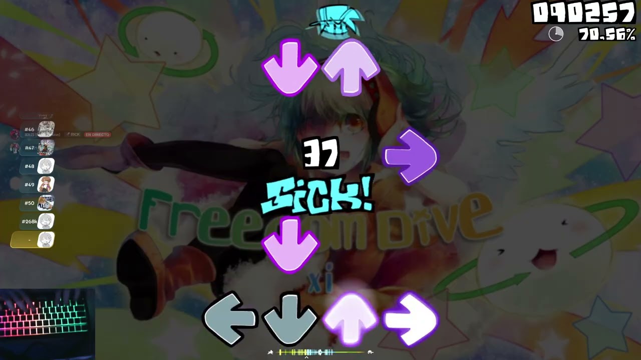 JUGADOR DE FNF PRUEBA OSU Y LE DA ARTRITIS AGUDA