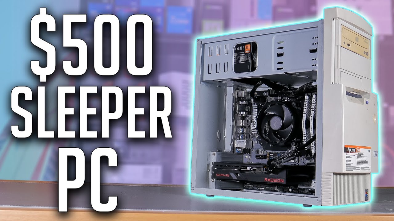 I Built a BUDGET Sleeper Gaming PC! (2023)