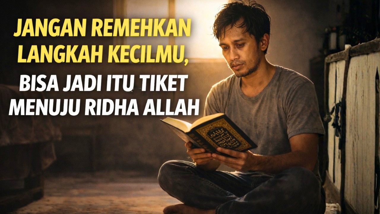 Jangan Remehkan Langkah Kecilmu, Bisa Jadi Itu Tiket Menuju Ridha Allah